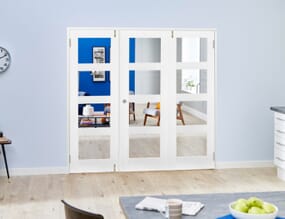 White 4L Folding Room Divider (3 x 533mm doors)
