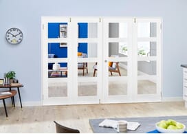 White 4l Folding Room Divider (4 X 533mm Doors) Image