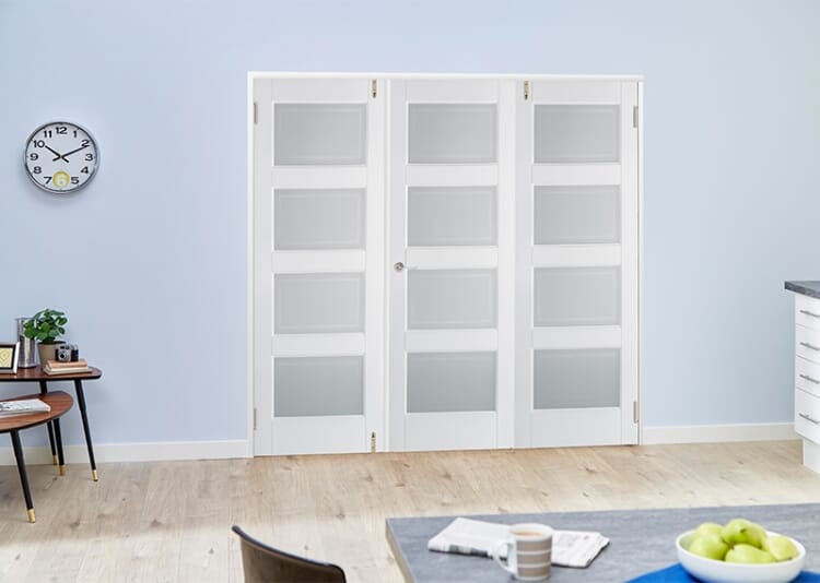 4L Glazed 3 Door Frenchfold (3 X 1