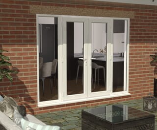 Climadoor White UPVC French Doors