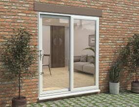 Climadoor White UPVC Sliding Patio Doors