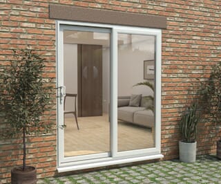 Climadoor White UPVC Sliding Patio Doors