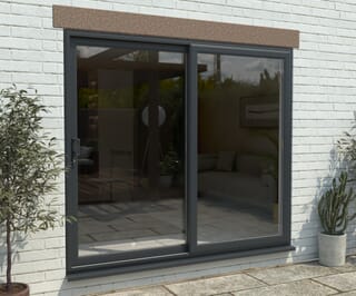 Climadoor Anthracite Grey UPVC Sliding Patio Doors