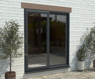 Climadoor Part Q UPVC Sliding Patio Doors - Anthracite Grey