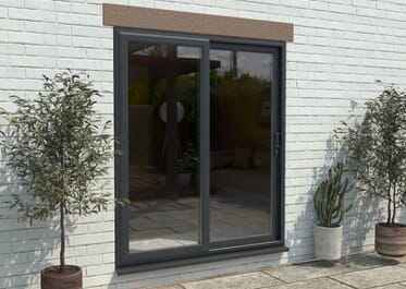 Climadoor Part Q Upvc Sliding Patio Doors - Anthracite Grey