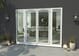 White Aluminium External French Doors