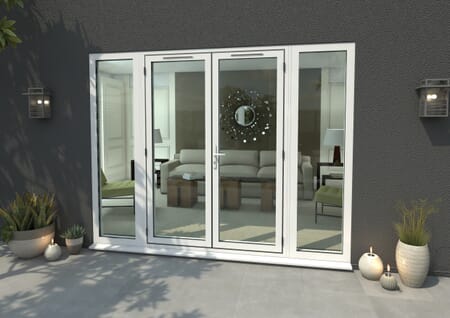 Climadoor White Aluminium French Doors