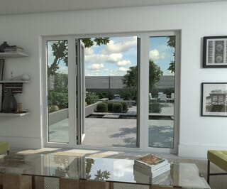 Climadoor White Aluminium French Doors