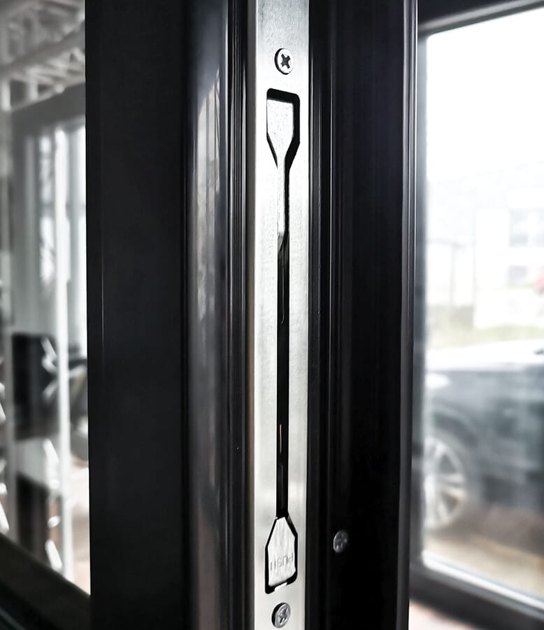 Climadoor Grey Heritage Aluminium Bi-folding Patio Doors