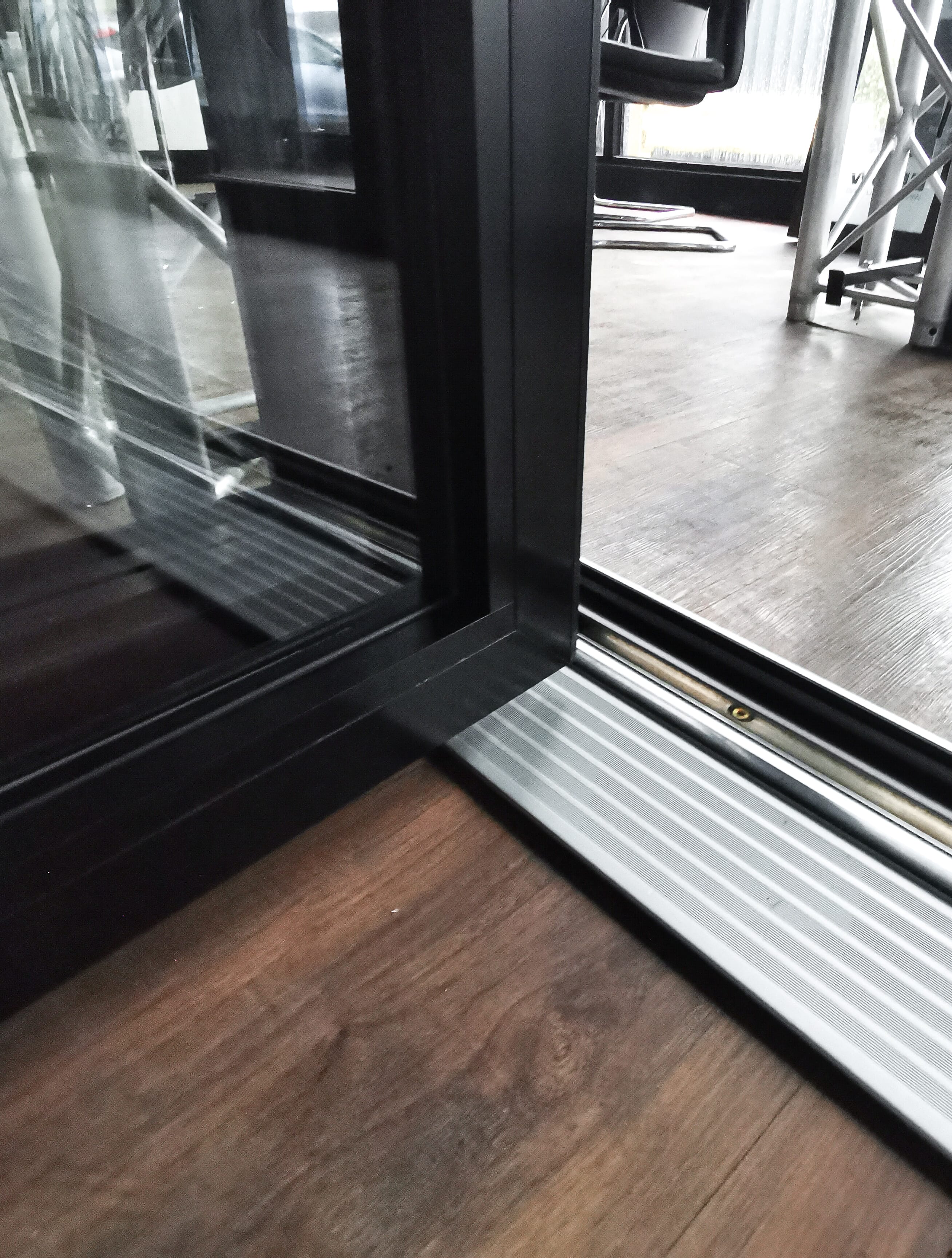 Heritage Anthracite Grey Aluminium External Bi-folding Doors Image