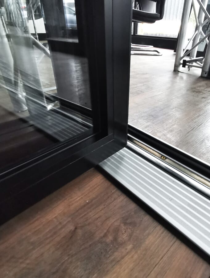 Climadoor Grey Heritage Aluminium Bi-folding Patio Doors