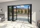 Heritage Black Aluminium External Bi-folding Doors