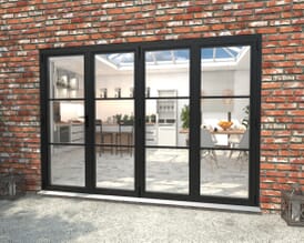 Climadoor Black Heritage Aluminium Bi-folding Patio Doors 