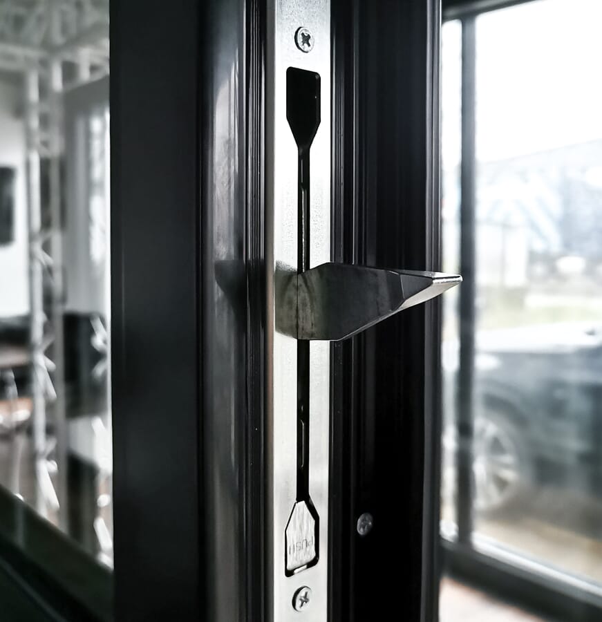 Climadoor Black Heritage Aluminium Bifold Doors – Part Q Compliant