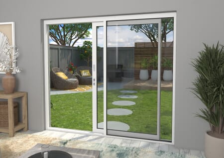 CLIMADOOR Supreme White Aluminium Sliding Doors