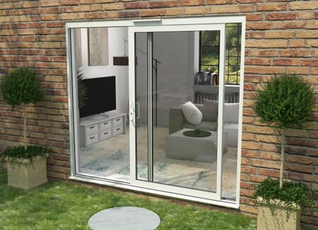 CLIMADOOR Supreme White Aluminium Sliding Doors