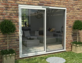 CLIMADOOR Supreme White Aluminium Sliding Doors