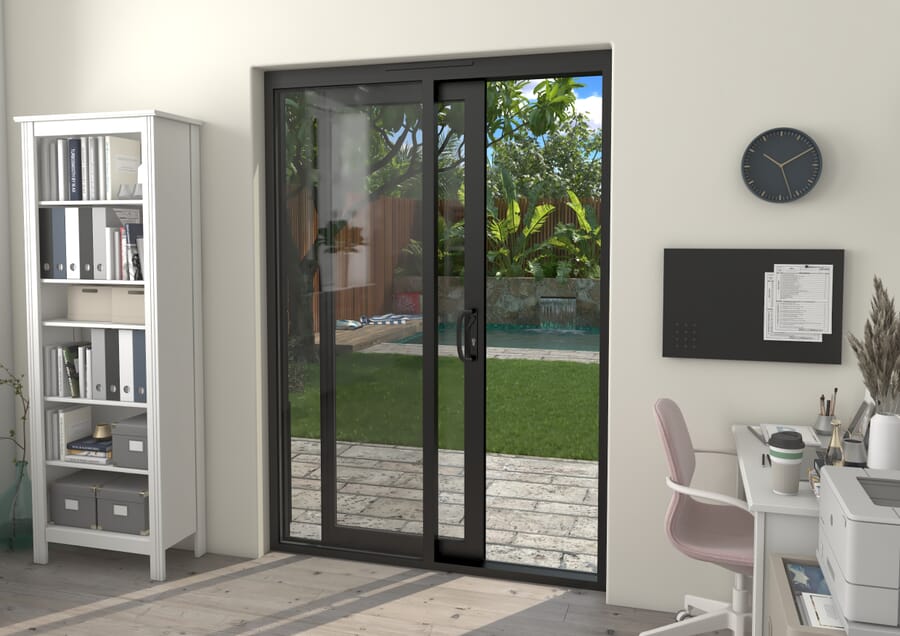 CLIMADOOR Supreme Black Aluminium Sliding Doors