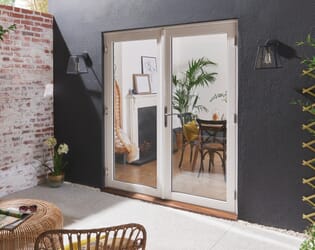 Bedgebury White Hardwood French Doors