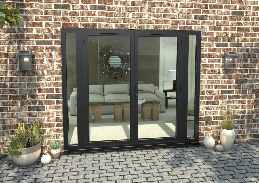 Climadoor Black Aluminium French Doors – Part Q Compliant