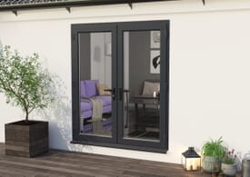 1800mm Part Q Anthracite Grey UPVC French Doors