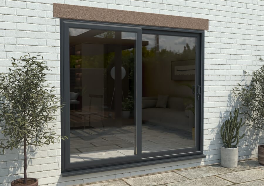 Part Q UPVC Anthracite Grey Sliding Doors