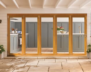 Kinsley Golden Oak Bifold Doors