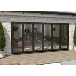 Climadoor Black Aluminium Bi-folding Patio Doors