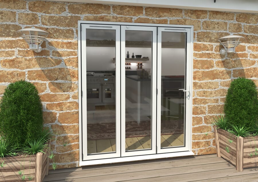 Climadoor White Aluminium Bi-folding Patio Doors