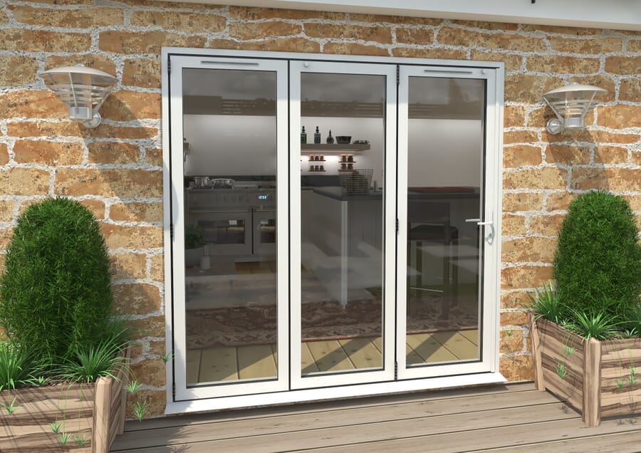 Climadoor White Aluminium Bi-folding Patio Doors