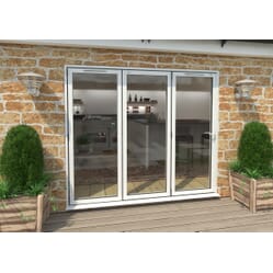 Climadoor White Aluminium Bifold Doors – Part Q Compliant
