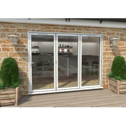 Climadoor White Aluminium Bifold Doors – Part Q Compliant