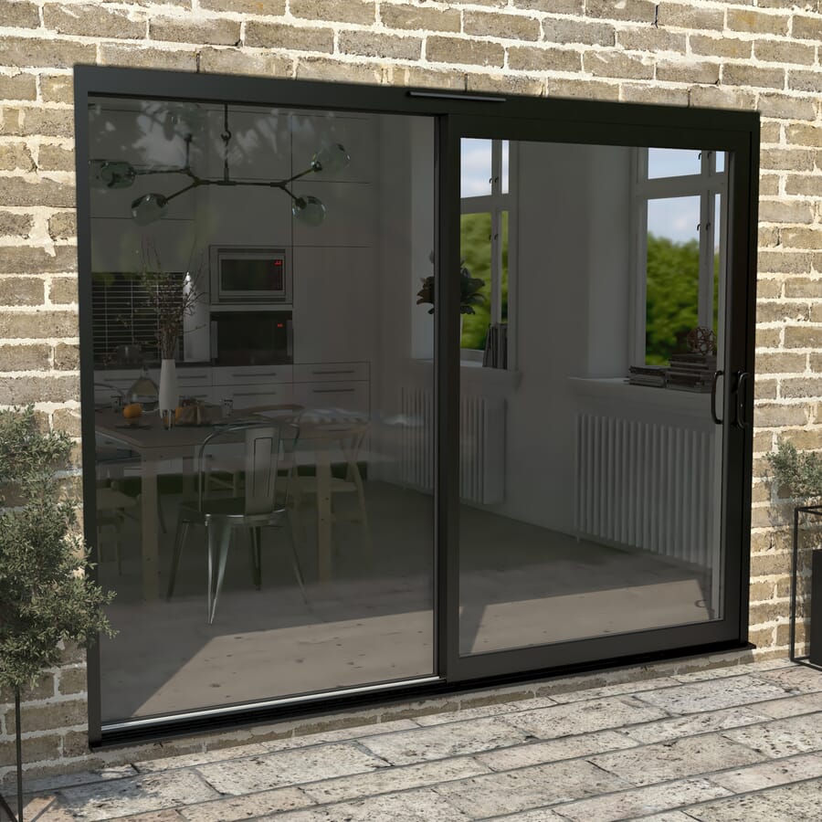 CLIMADOOR Supreme Black Aluminium Sliding Doors