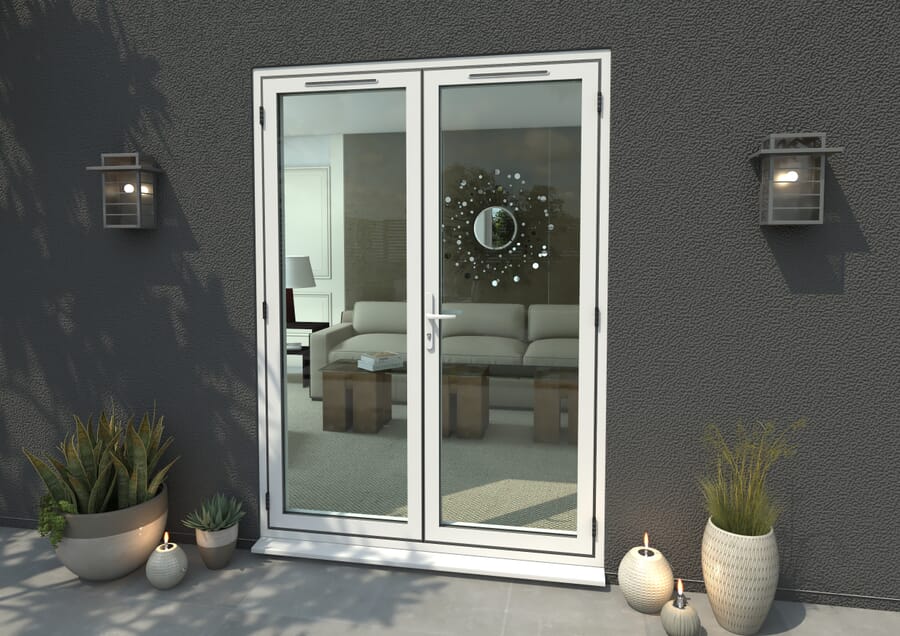 Climadoor White Aluminium French Doors