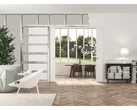 Eclisse Classic Double Pocket Door Kit – To Suit 100mm Thick Wall