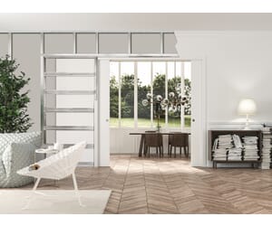 Eclisse Classic Double Pocket Door Kit – To Suit 100mm Thick Wall