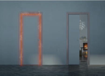 Eclisse FD30 Single Pocket Door Kit – To Suit 100mm Thick Wall