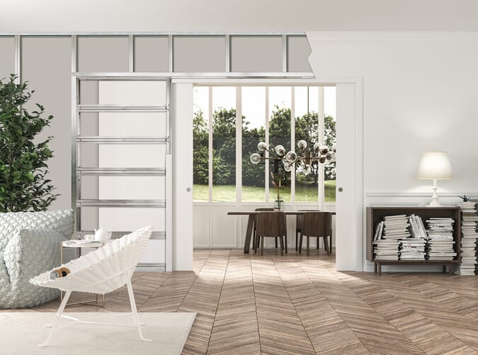 Eclisse FD30 Double Pocket Door Kit – To Suit 120mm Thick Wall