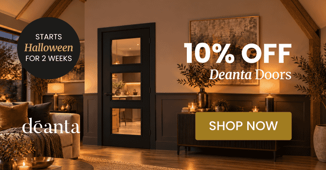 10% OFF Deanta Doors and Ancillaries for Two Weeks Only