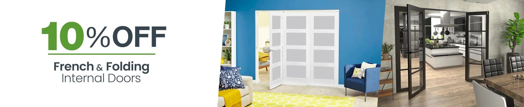 10% Off Internal French & Folding Doors