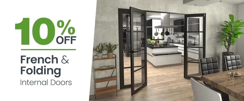 10% Off Internal French & Folding Doors