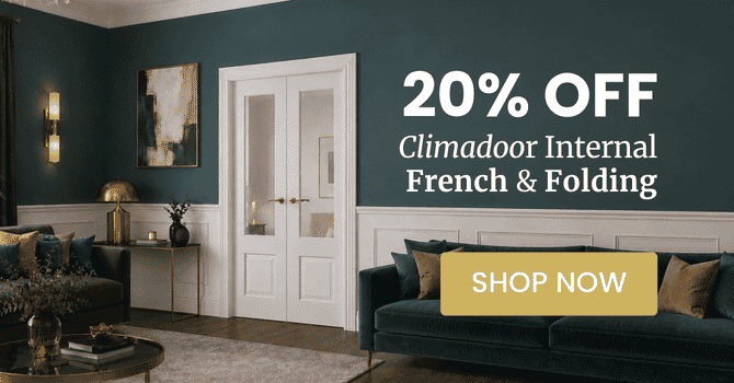20% OFF Internal Room Dividers for Black Friday - French, Folding and Single Doors with Sidelights