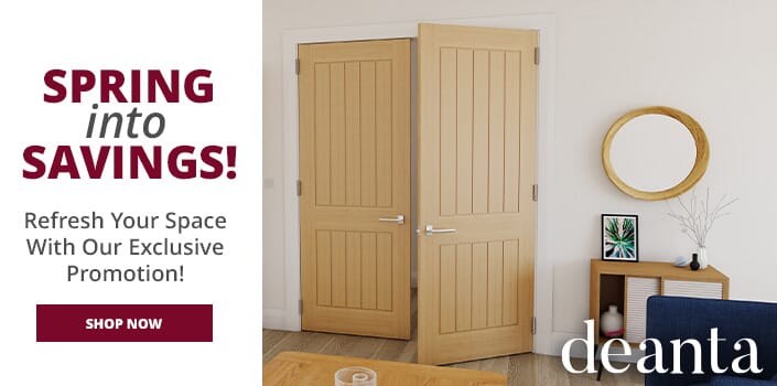 Spring into Savings with our Exclusive Ely 2 Panel Oak Promotion!