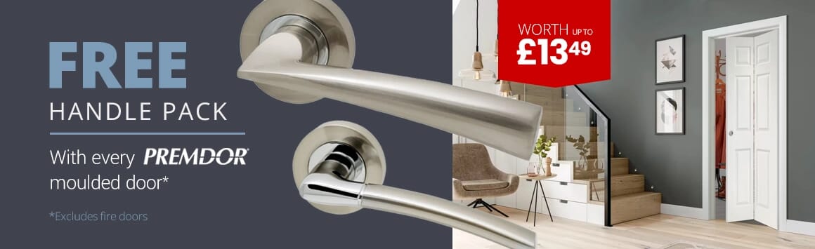 Free Handles With All Premdor Doors