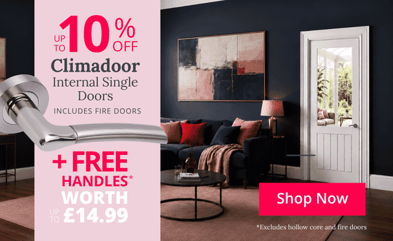 Up to 10% off AND Free Handles on all CLIMADOOR Internal Doors