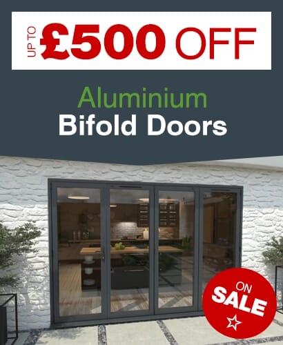 Up to £500 Off Aluminium Bifold Patio Doors!