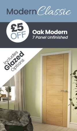 Oak Modern 7 Panel Sale