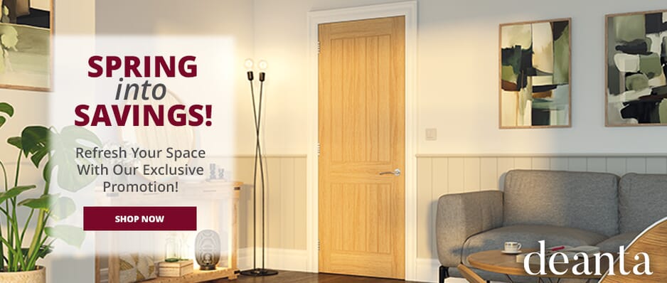 Spring into Savings with our Exclusive Ely 2 Panel Oak Promotion!