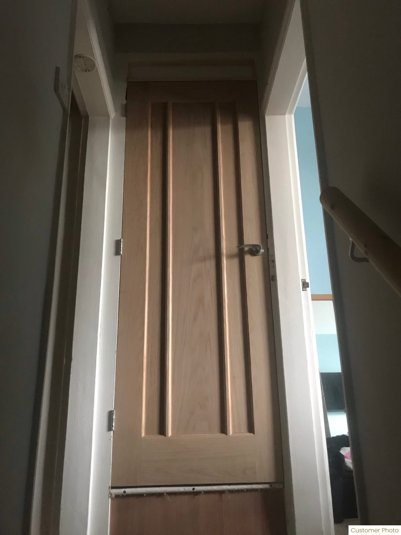 1360 x 1981x35mm Lincoln Glazed Oak Rebated Pair Door