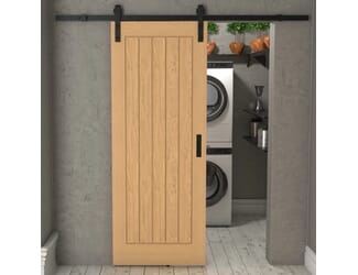 Mexicano Oak Sliding Barn Door